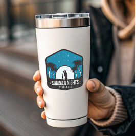 Camping für Sommerabende | Die Aufkleber