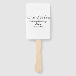 Camping für Winterurlaub Fächer