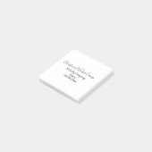 Camping für Winterurlaub Post-it Klebezettel (angewinkelt)