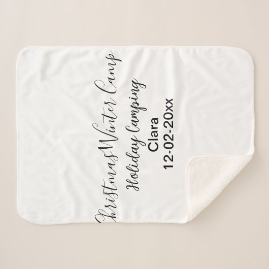 Camping für Winterurlaub Sherpadecke (Vorderseite (Horizontal))