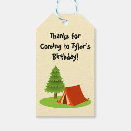 Camping-Gastgeschenk-Tag Geschenkanhänger