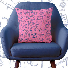 Camping Gear Muster Kissen