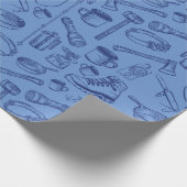 Camping Gear Wrapping Paper Geschenkpapier (Ecke)