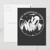Camping & Gebirge Postkarte (Vorne/Hinten)