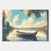 Camping Geburtstag Geschenkpapier Set (Vorderseite)