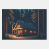 Camping Geburtstag Geschenkpapier Set (Vorderseite 2)