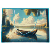 Camping Geburtstag Große Geschenktüte (Vorderseite)