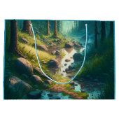 Camping Geburtstag Große Geschenktüte (Rückseite)