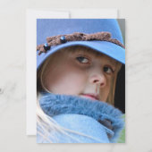 Camping Geburtstagsparty Foto Einladung (Rückseite)