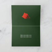 Camping Geburtstagsparty Karte (Innenseite)