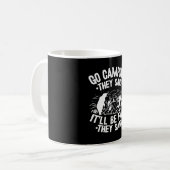 Camping gehen, sie sagten, es wird lustig sein, Ou Kaffeetasse (Vorderseite Links)
