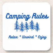 Camping Getränkeuntersetzer (Vorderseite)