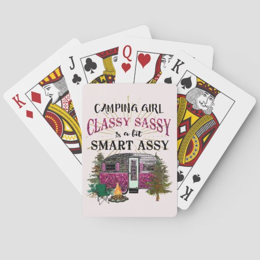 Camping Girl Classy & Sassy Spielkarten (Rückseite)