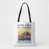 Camping Girl Funny Gifts Tasche (Vorderseite)