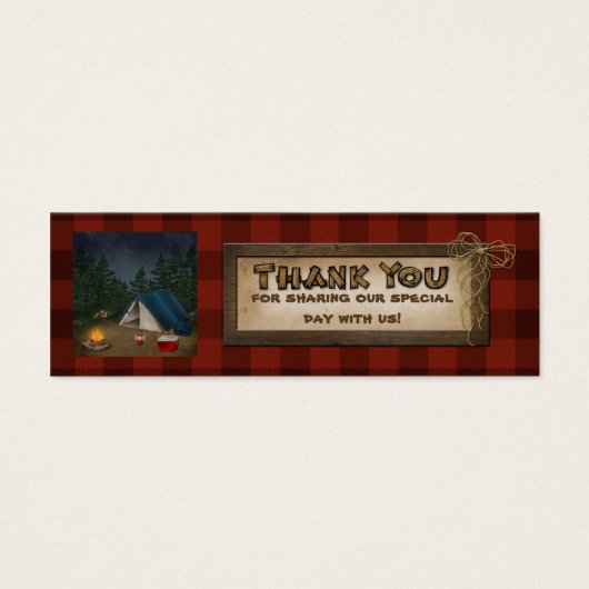 Camping, Glamping, Nature Gastgeschenk Hochzeit Ma (Vorderseite)