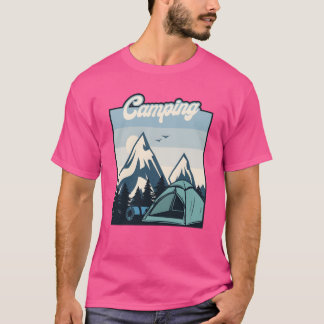 Camping Glamping Rucksacktour Campingplätze Camper T-Shirt