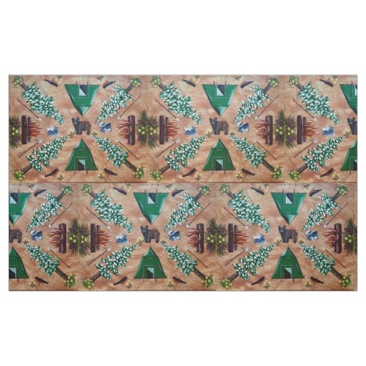 Camping Glamping & Smores Stoffe (Fat Quarter (45,7 x 55,9 cm))