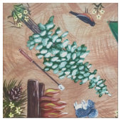 Camping Glamping & Smores Stoffe (Nahaufnahme)