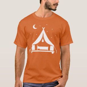 Camping Glamping Zelt süß lustig T-Shirt