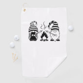 Camping Gnomes Golfhandtuch (Insitu)