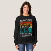 Camping Go Outside Worst Case Scenario A Bear Kill Sweatshirt (Vorne ganz)