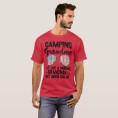 Camping Grandma Just Like A Normal Grandpa Only fa T-Shirt (Vorne ganz)