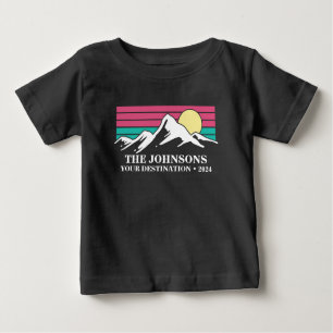 Camping-Gruppe für benutzerdefiniertes Matching Fa Baby T-shirt