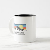 Camping-Gruppe für benutzerdefiniertes Matching Fa Zweifarbige Tasse (Vorderseite Links)