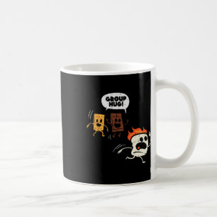 Camping-Gruppenumarmung Smores Lustiger Marshmallo Kaffeetasse