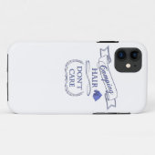 Camping Hair kümmert sich nicht Case-Mate iPhone Hülle (Rückseite (Horizontal))