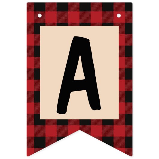 Camping Happy Birthday Wimpelkette (Dritte Fahne)