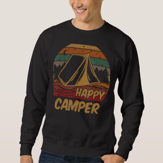 Camping Happy Camper Scout Camp Sweatshirt (Vorderseite)