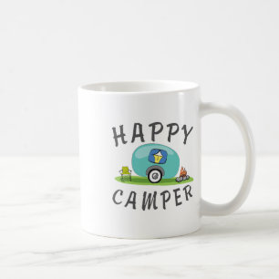 Camping - Happy Camping Anhänger Camper Tee Kaffeetasse