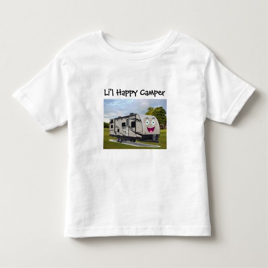Camping Happy Retirement in the RV von Funnycoomb Kleinkind T-shirt (Vorderseite)