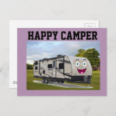 Camping Happy Retirement in the RV von Funnycoomb Postkarte (Vorne/Hinten)