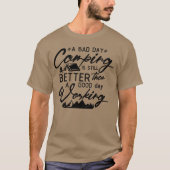 camping he is the best retro T-Shirt (Vorderseite)