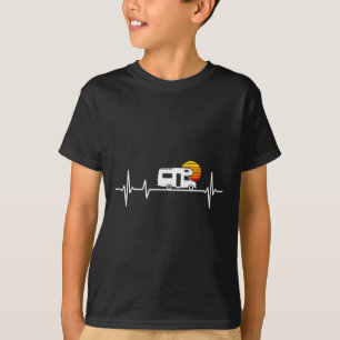 Camping Heartbeat Wohnmobil Caravan Reisemobil T-Shirt