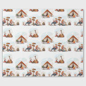 Camping, Hiking, Nature and Outdoors Lovers Geschenkpapier (Flach)