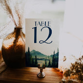 Camping Hochzeitstichtafeln Tischnummer