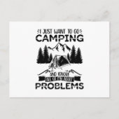 Camping Holidays | Campingplatz Naturgeschenke Postkarte (Vorderseite)