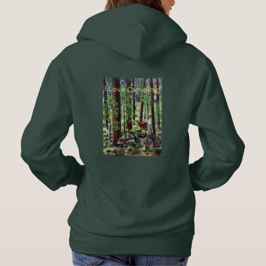 Camping Hoodie (Rückseite)