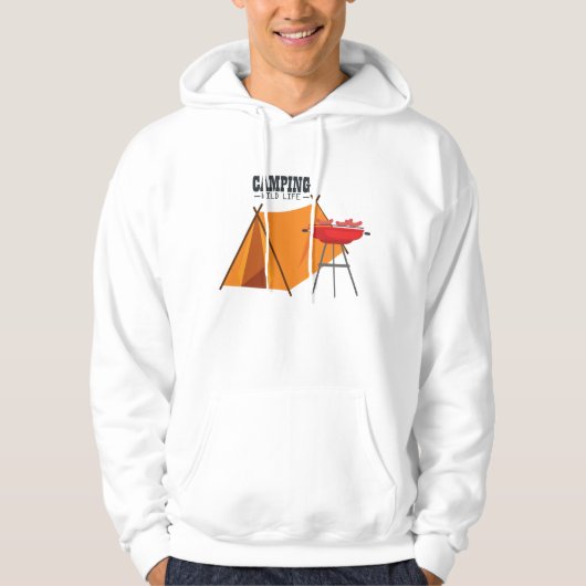 Camping Hoodie (Vorderseite)