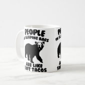 Camping Humor Bärenfutter Kaffeetasse (Vorderseite Links)