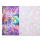 Camping-Hunde Notizblock (Vorderseite)