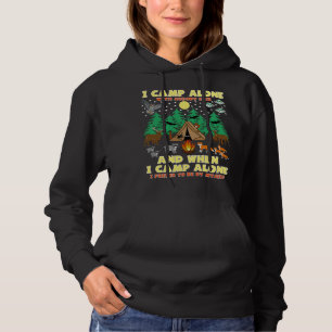 CAMPING-I CAMP ALONE, lustiges Camping mit Kritter Hoodie
