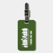 Camping, ich arbeite dafür gepäckanhänger (Vorderseite vertikal)