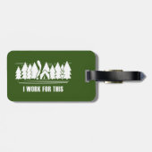 Camping, ich arbeite dafür gepäckanhänger (Rückseite horizontal)