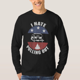 Camping Ich hasse es, alten Camper Wohnwagen herau T-Shirt