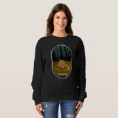 Camping Ich hasse Leute Zelt Sweatshirt (Vorne ganz)