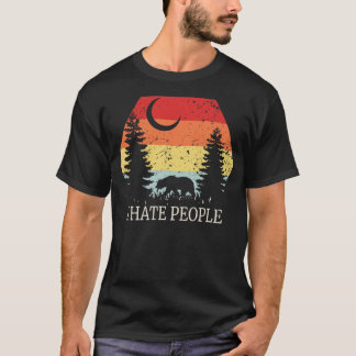 Camping Ich hasse Menschen 4 T-Shirt